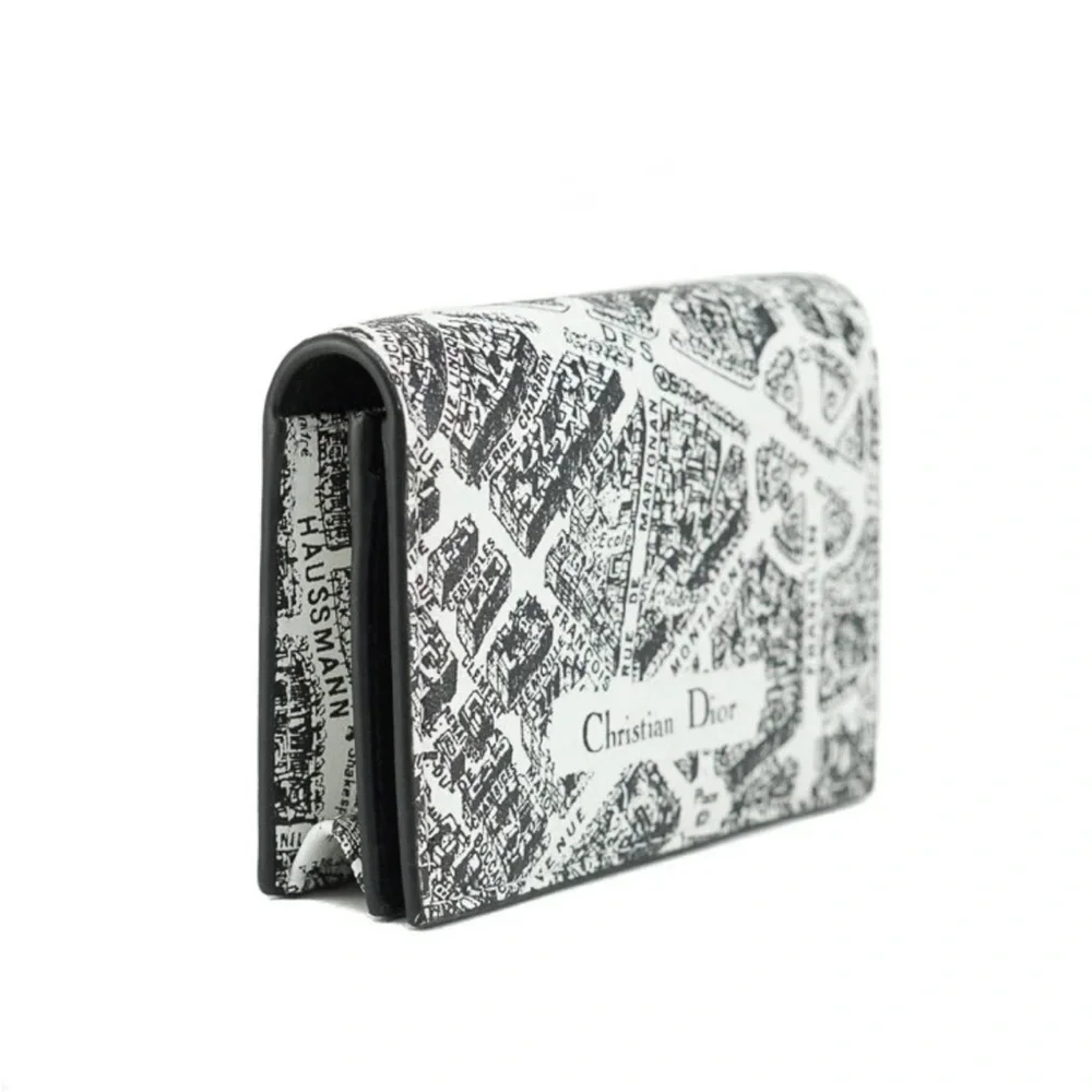 Dior Black and White Women's Card Case